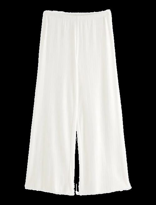 Lindex | Wide Pyjama Trousers In Pointelle | L