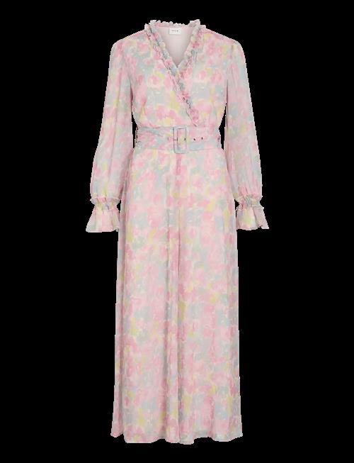 Vila | Viemma L/S Belt Maxi Dress/Dc/Ka | 34