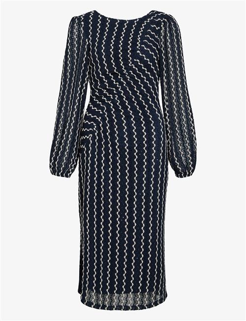 Vila | Viellen O-Neck L/S Midi Dress/Dc | XS