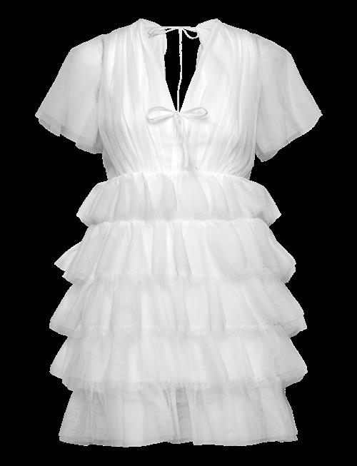 Bubbleroom | Deep V-Neck Tulle Dress | 42