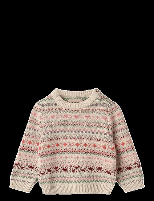 Wheat | Jacquard Pullover Olga | 92