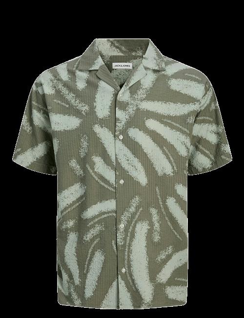 Jack & Jones | Jjalberto Seersucker Resort Shiirt Ss | XL