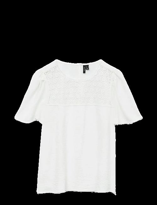 Vero Moda Maternity | Vmmalva Crochet Ss Top Wvn Ga | L