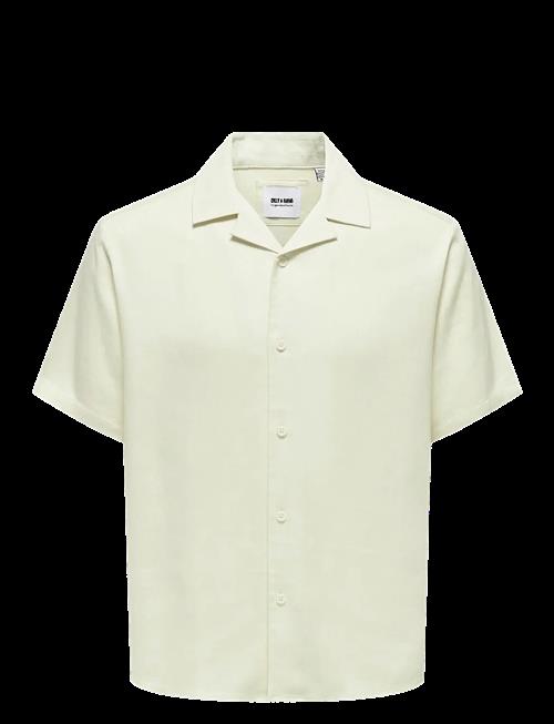 ONLY & SONS | Onskari Resort Ss Shirt Visc Lin 0075 Cs | XL