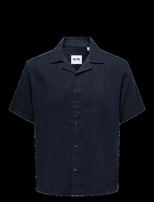 ONLY & SONS | Onskari Resort Ss Shirt Visc Lin 0075 Cs | S