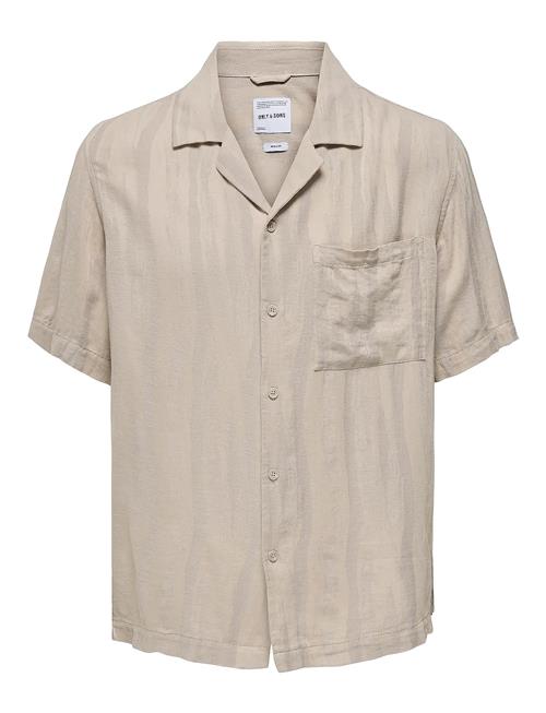 ONLY & SONS | Onsrobert Ss Resort Linen Shirt 0253 | S