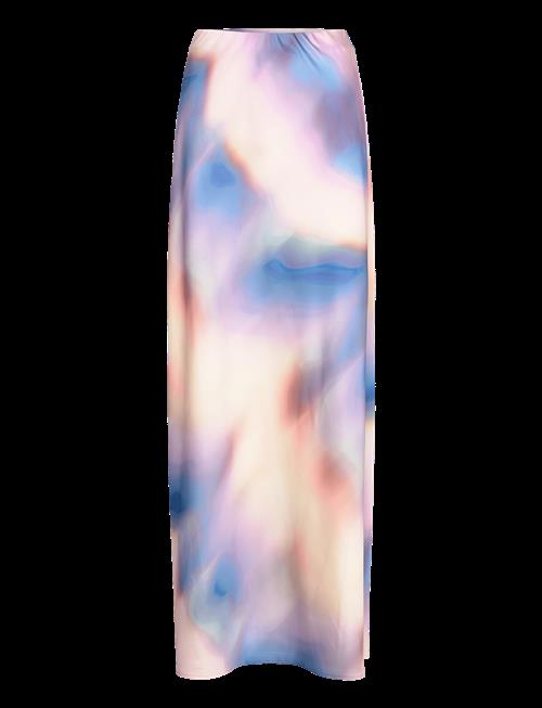 Dante6 | Dante6-Keshin Printed Satin Maxi Skirt | 40