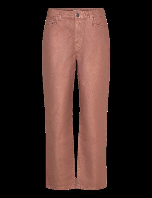 Dante6 | Dante6-Axelle Metallic Straight Cropped Jeans | 38