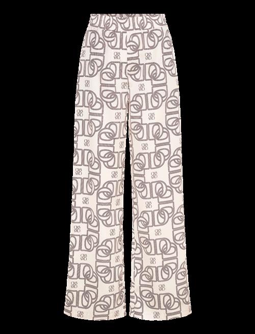 Dante6 | Dante6-Teo Logo Printed Wide Leg Pants | 40