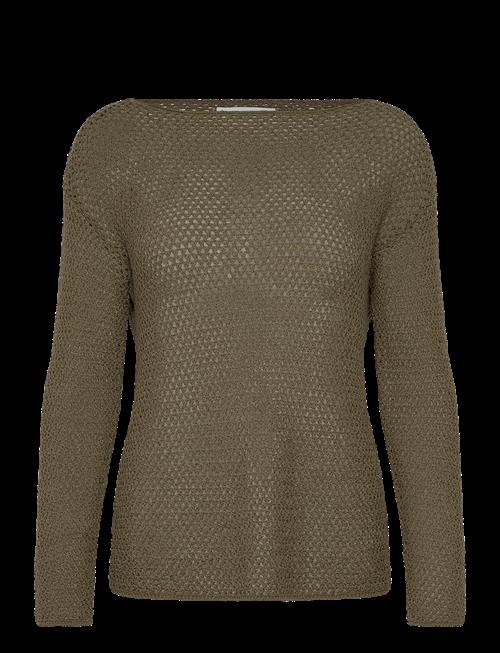 Mango | Openwork Knitted Boat-Neck Sweater | S