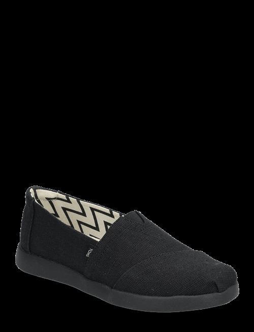 TOMS | Blk Blk Hrtg Canvas Wm Alplus Esp | 36.5