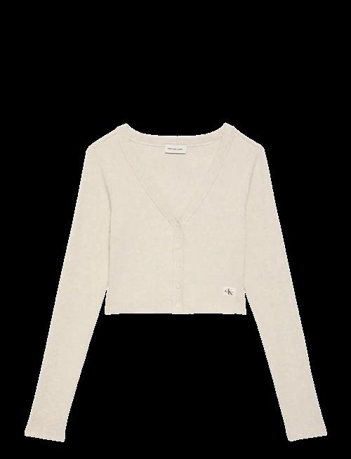 Calvin Klein Jeans | Ls Woven Label 2X2 Baby Rib Card | L
