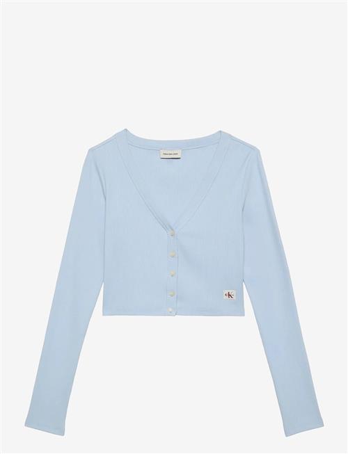 Calvin Klein Jeans | Ls Woven Label 2X2 Baby Rib Card | XS