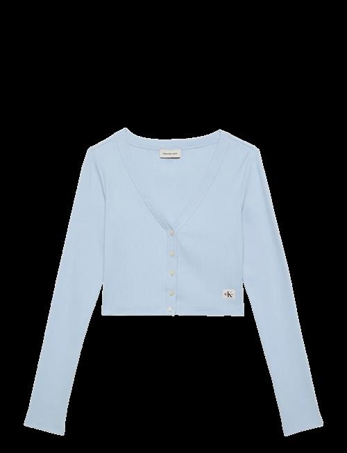 Calvin Klein Jeans | Ls Woven Label 2X2 Baby Rib Card | L