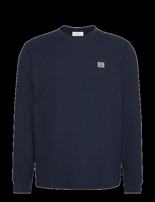 Calvin Klein Jeans | Ls Waffle Badge Crewnk Tee | S
