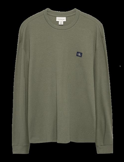 Calvin Klein Jeans | Ls Waffle Badge Crewnk Tee | S