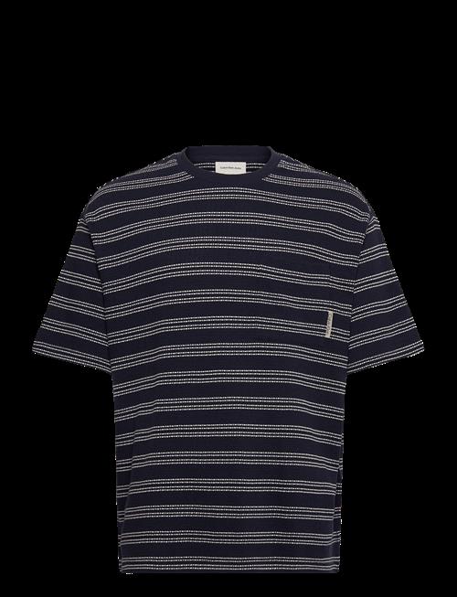 Calvin Klein Jeans | Ss Stripe Jacquard Rlxd Pocket T | S