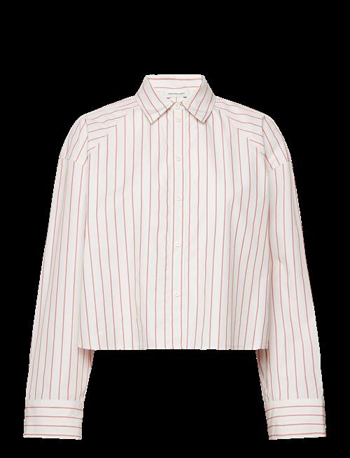 Calvin Klein Jeans | Yd Stripe Boxy Cropped Shirt | XS