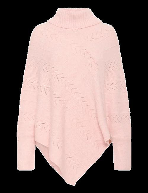 Cream | Crholiday Turtelneck Poncho | ONE SIZE