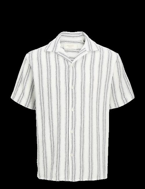 Jack & Jones | Jjecoba Stripe Resort Shirt Ss Sn | XL