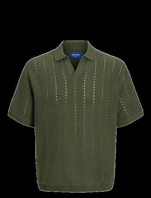 Jack & Jones | Jorparos Knit Easter Ss Crochet Polo | S