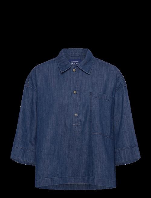 Scotch & Soda | Lightweight Denim Popover Shirt | 40
