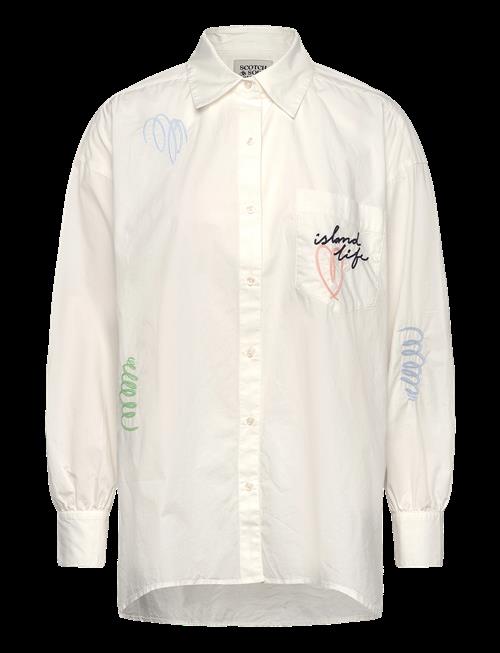 Scotch & Soda | Embroidered Poplin Shirt | 34