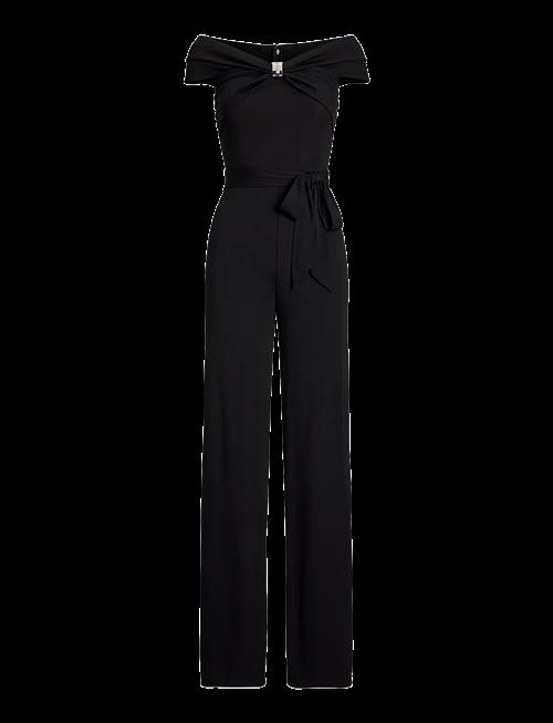 Lauren Ralph Lauren | Belted Jersey Off-The-Shoulder Jumpsuit | 40