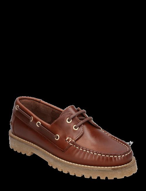 Bianco | Biacapri Boat Shoe Pull Up Leather | 39