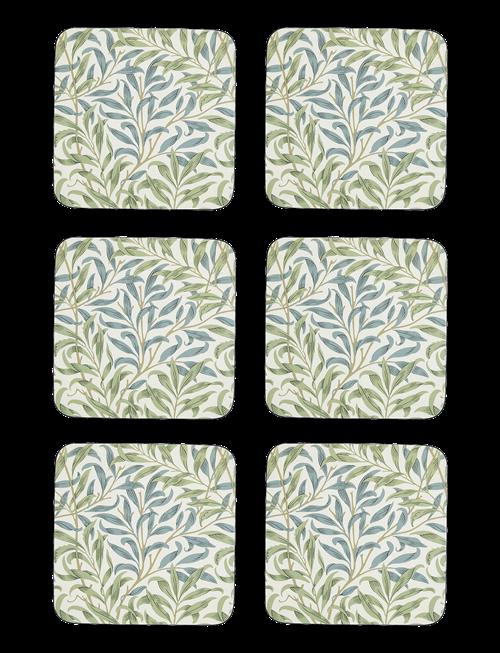 Morris & Co | Willow Bough  Coasters - Set Of 6 | 10.5X10.5CM