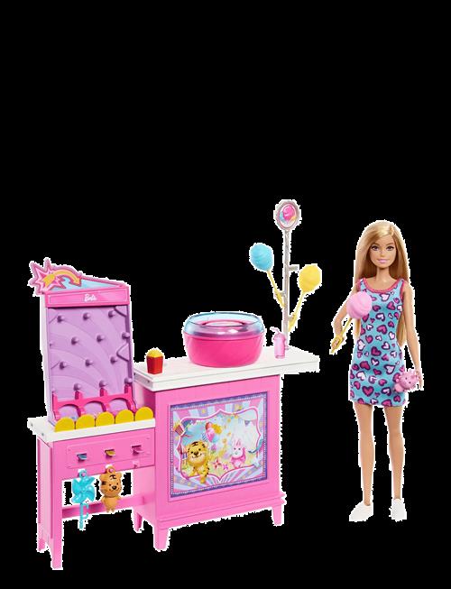 Barbie | Mysteries: Beach Detectives Malibu Doll, Cotton Candy Game Playset & Accessories | ONE SIZE