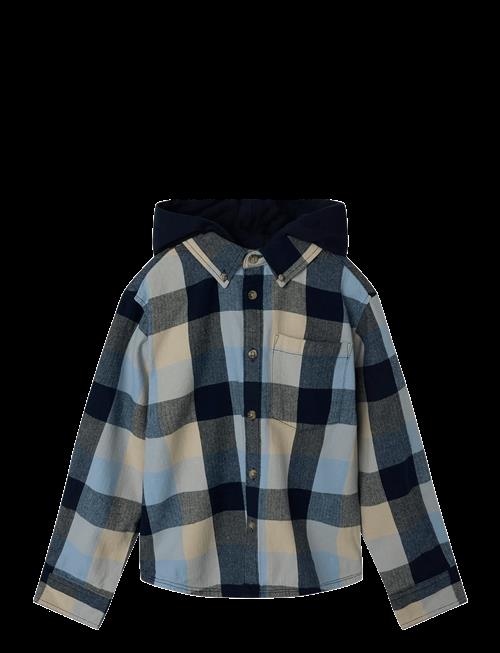 name it | Nkmlarry Ls Overshirt Wh | 116