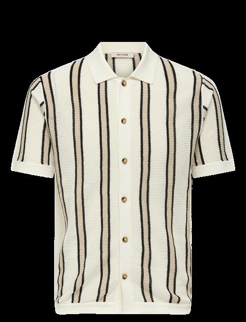 ONLY & SONS | Onsgabriel Reg Ss Shirt Knit Cs | XS