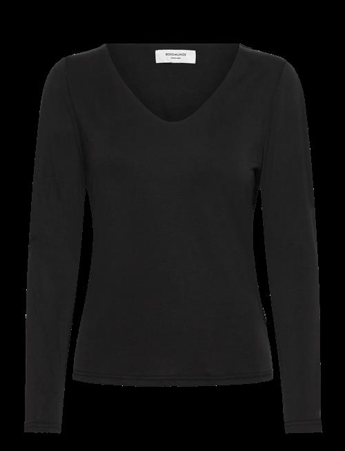Se Rosemunde | Rwelma Modal V-Neck T-Shirt | XL hos Booztlet