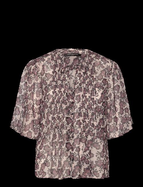 French Connection | Elyse Hallie Crinkle Ss Top | 38