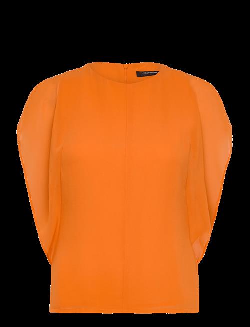 French Connection | Eden Georgette Flutter Slv Top | 36