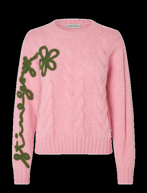 STINE GOYA | 2418 Midweight Alpaca Knit, Crewnec | S