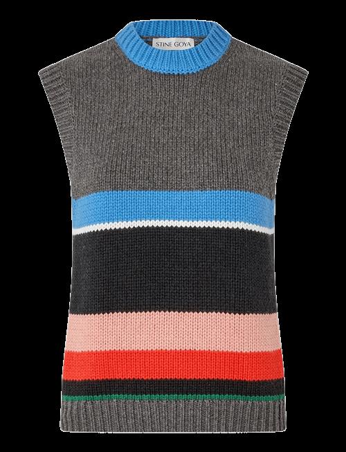 STINE GOYA | 2421 Chunky Cotton Wool, Crewneck V | XL