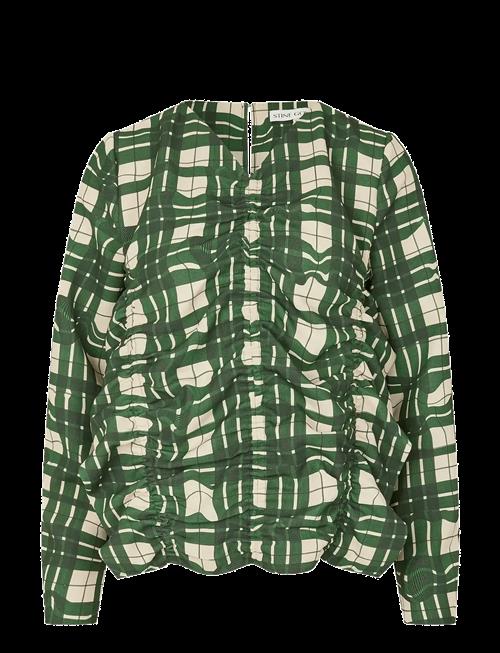 STINE GOYA | 2429 Checkered Cady, Long Sleeve Ga | M