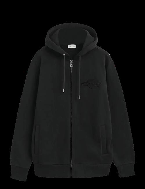Gant | Reg Tonal Shield Full Zip Hoodie | XL