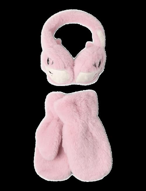 Lindex | Fake Fur Mittens And Earmuffs | 4-6