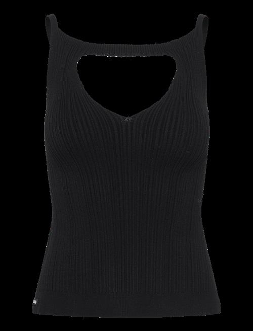 ALOHAS | Temis Black Tricot Top | XS