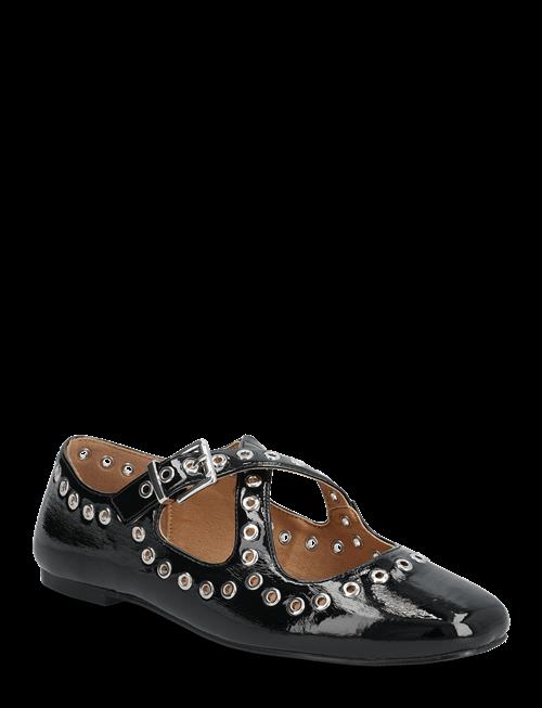Bianco | Bialilja Cross Mary Jane Studded Faux Leather | 37