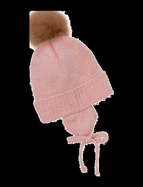 Huttelihut | Bonnet Wool Knit Alpaca Pompom | 3-6M
