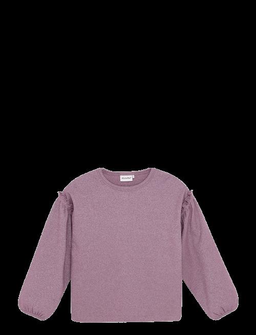 Minymo | T-Shirt Ls Glitter Rib | 110