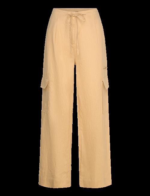 Mango | Linen Cargo Trousers | 36