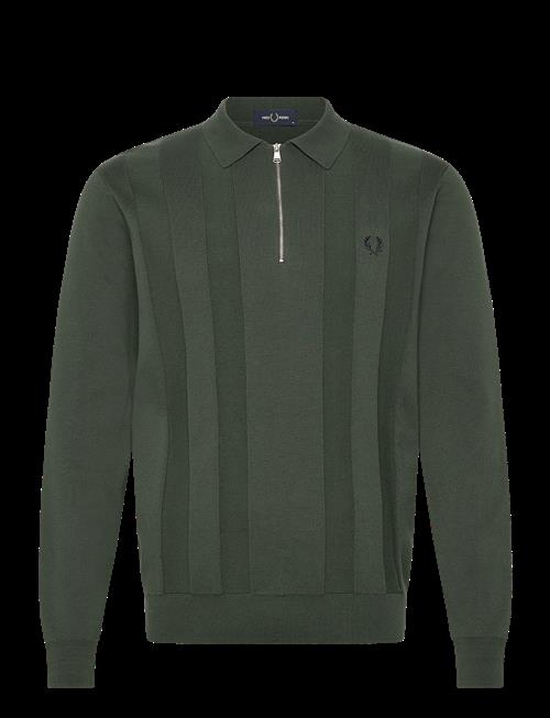 Fred Perry | Tonal Stripe Knitted Shirt | S