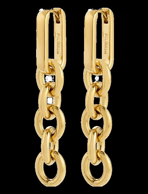 Pilgrim | Phase Earrings Gold-Plated | ONE SIZE