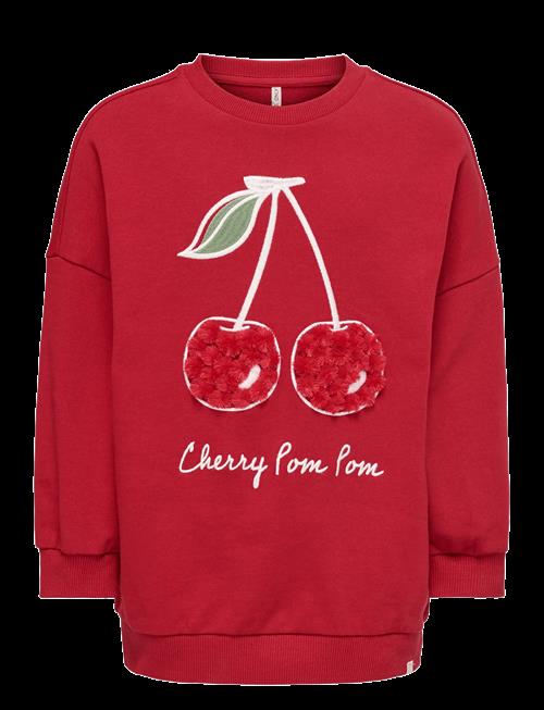 Kids Only | Kmgcherry L/S Ovz Oneck Printed Ub Swt | 104