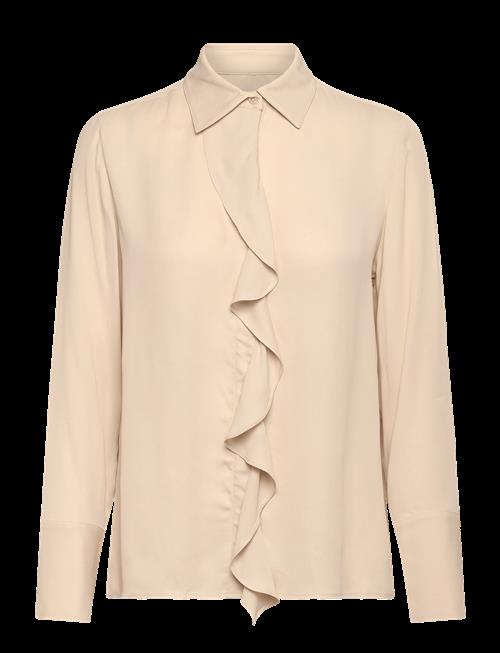 Gant | Reg Crepe Viscose Ruffle Blouse | 40